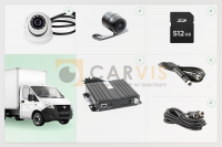 Комплект видеонаблюдения для малотоннажного грузовика (аналитика)