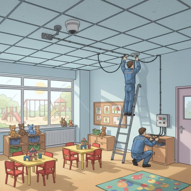 Установить видеонаблюдение в детском саду Установить видеонаблюдение в детском саду заказать в Новосибирске, цена, интернет магазин cameralook