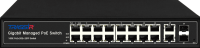 РоЕ-коммутатор TRASSIR TR-NS24202S-300-16PoE РоЕ-коммутатор TRASSIR TR-NS24202S-300-16PoE