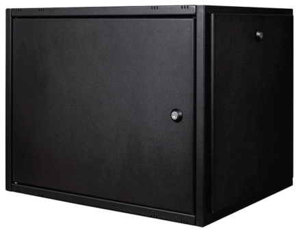 Серверный шкаф настенный RackMann 9 U (600x600),  глухая перед. дверь, глухая зад. стенка, черный Серверный шкаф настенный RackMann 9 U (600x600),  глухая перед. дверь, глухая зад. стенка, черный